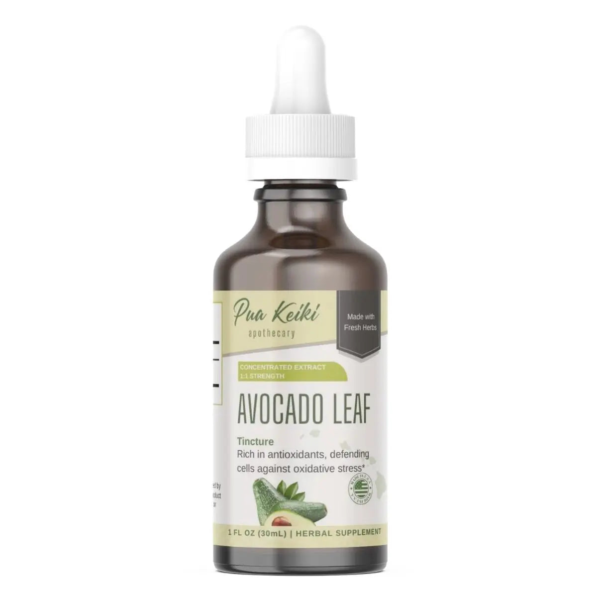 Avocado Leaf Tincture Pua Keiki