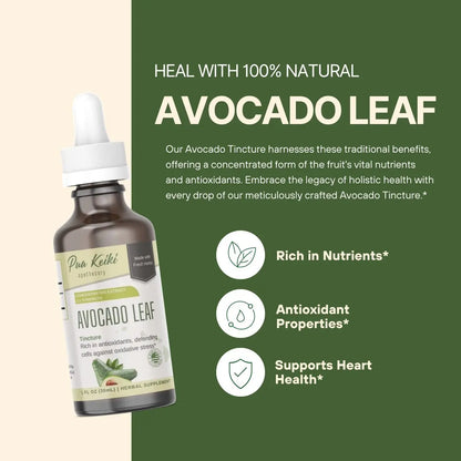 Avocado Leaf Tincture Pua Keiki