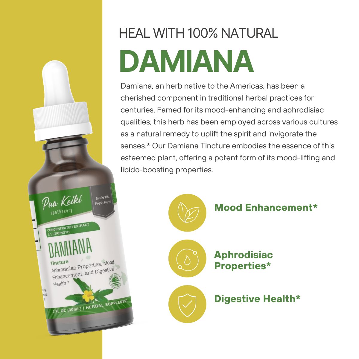 Damiana Tincture Pua Keiki