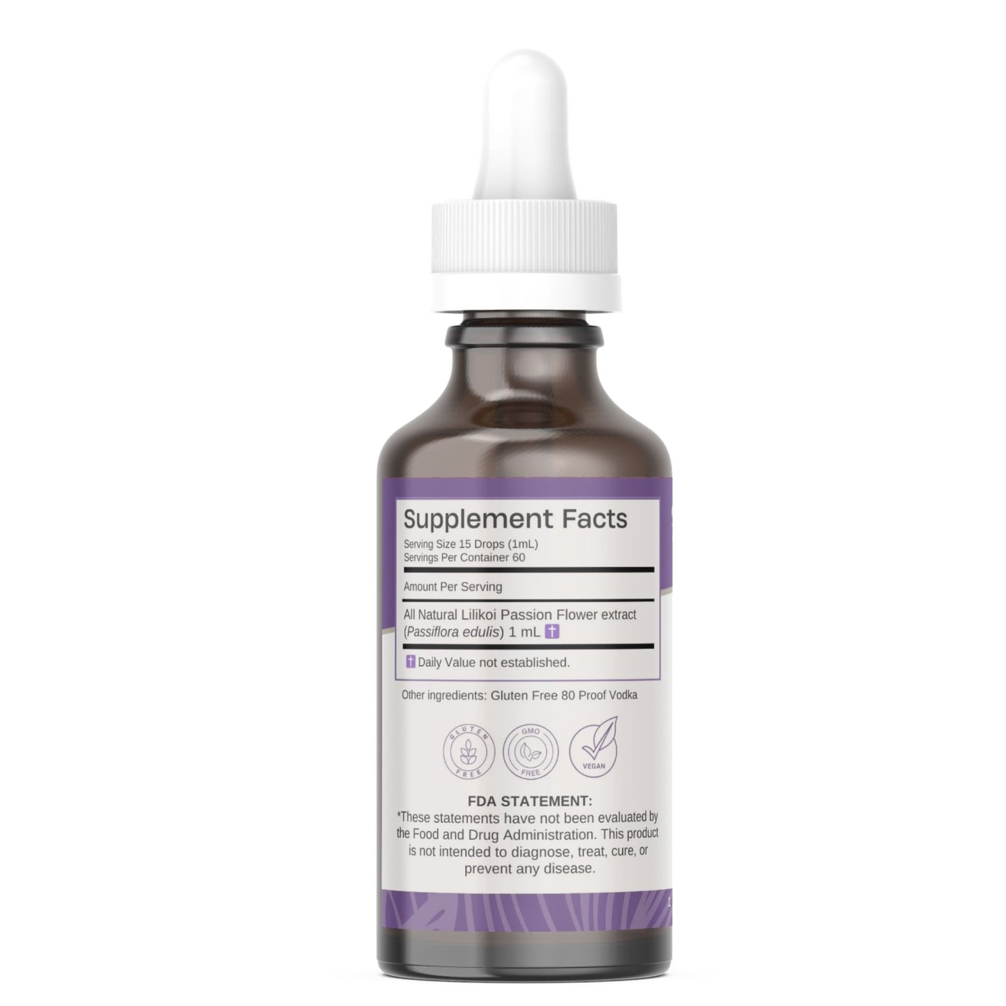 Lilikoi Passion Flower Tincture Pua Keiki