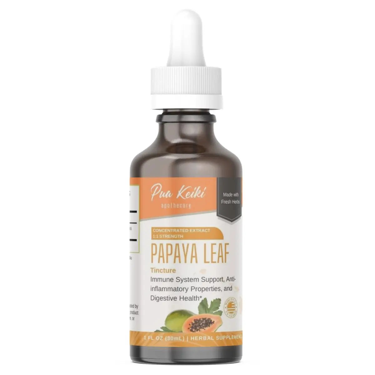 Papaya Leaf Tincture Pua Keiki